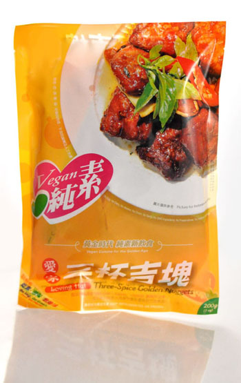 Pakage   [Easy Pack]   Three-Cup Series   Loving Hut Three-Spice Golden Nuggets (200g/3kg)